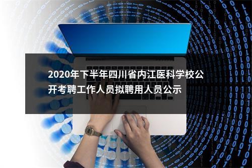 2020年下半年四川省内江医科学校公开考聘工作人员拟聘用人员公示 图片